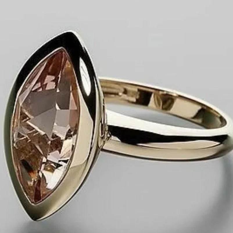 Retro Geometric Statement Ring for Women - ZA-Zola