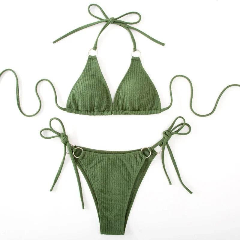 Sexy Bikini Set Summer Thong Swimsuit - ZA-Zola - ZA-Zola