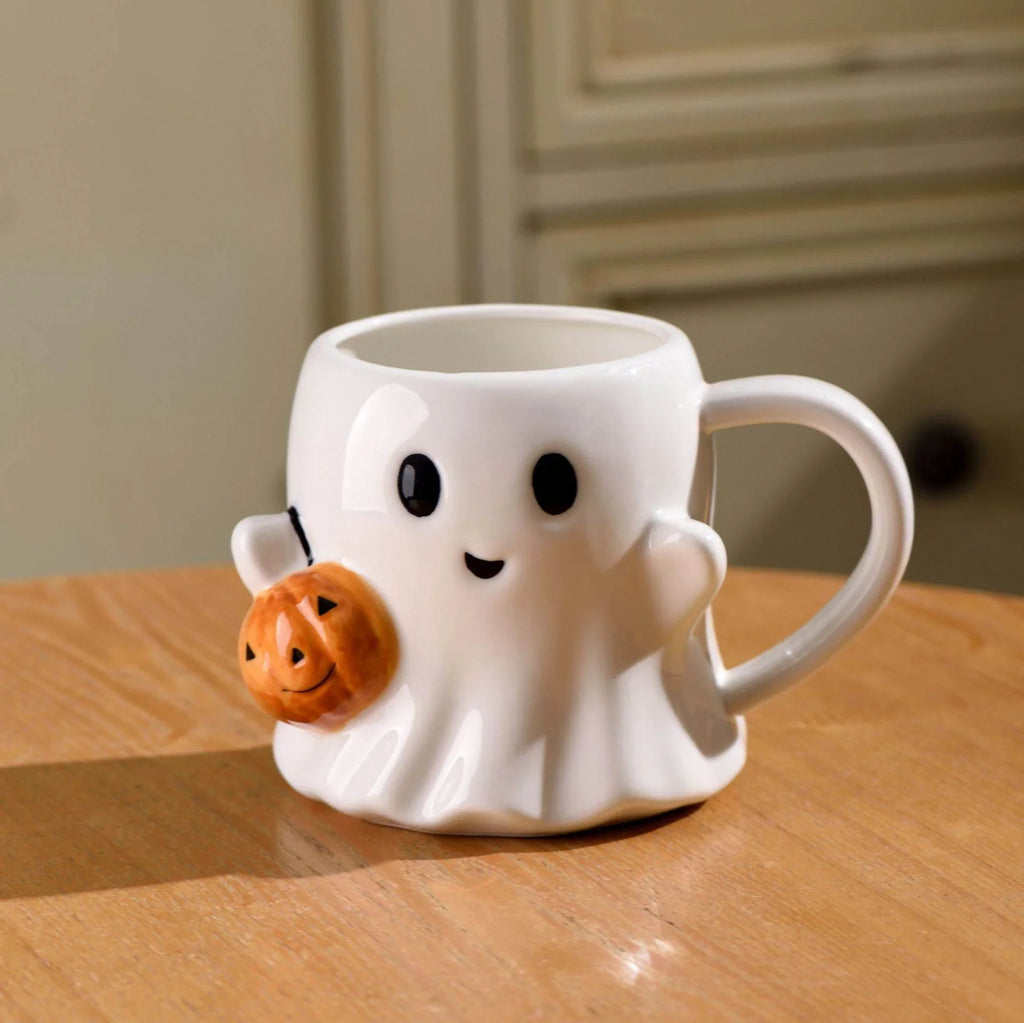 ZA-Zola Pumpkin Ghost Halloween Ceramic Cup - ZA-Zola