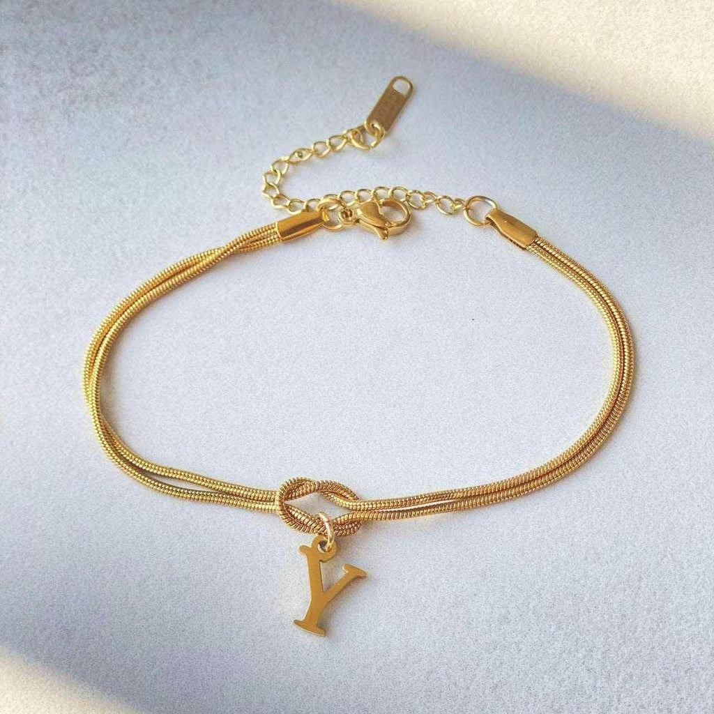 A-Z Love Knot Bracelets | Personalized Jewelry Gift - ZA-Zola