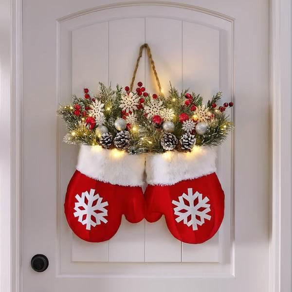 Christmas Candy Gloves Ornament | Festive Lollipop Decoration - ZA-Zola