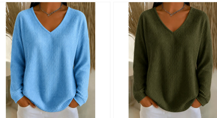 Printed Blouse for Women | Blue Casual Leisure Top