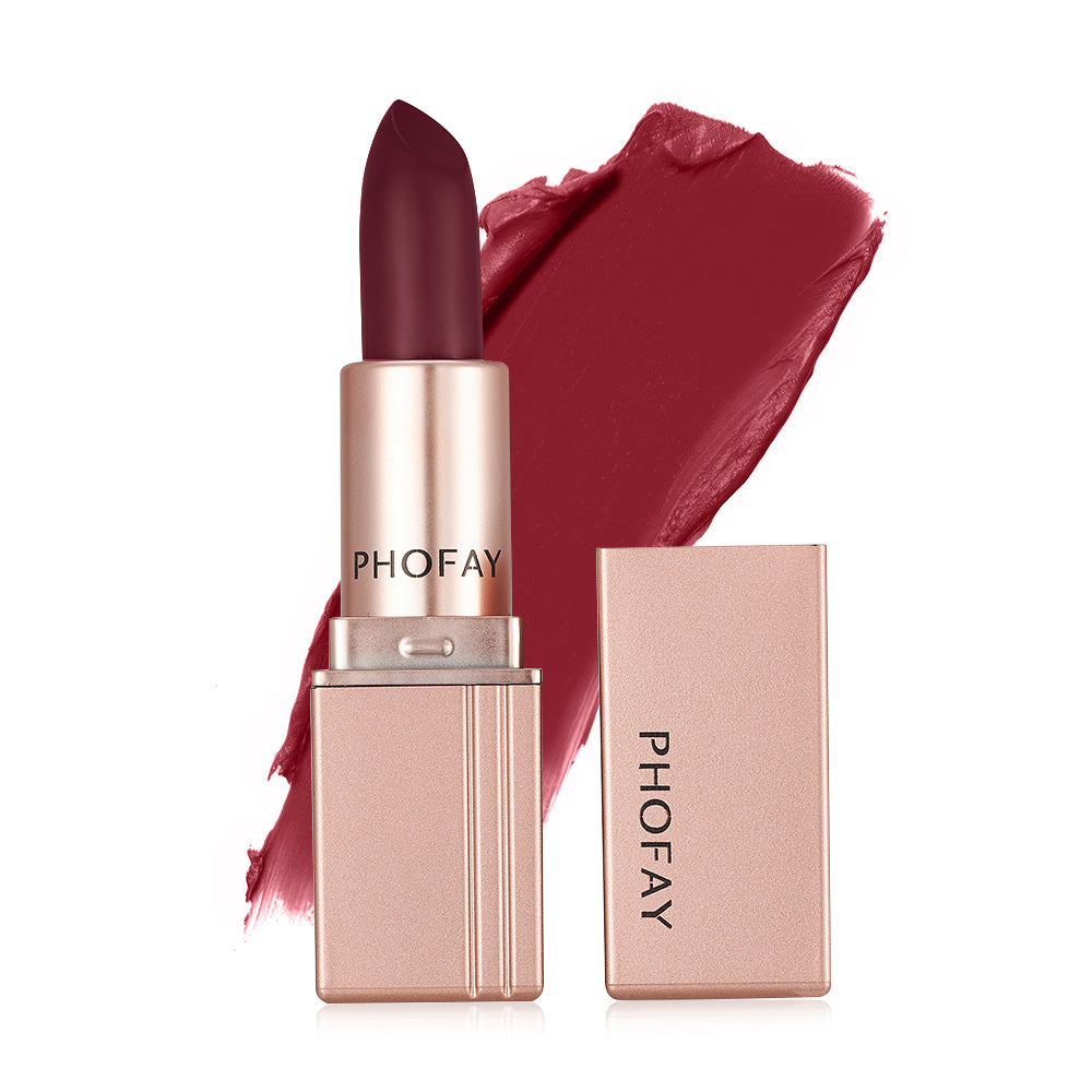 PHOFAY Matte Lipstick | Long-Lasting Waterproof Lip Color