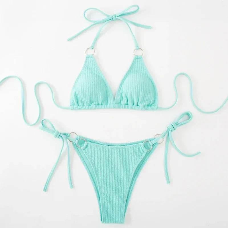 Sexy Bikini Set Summer Thong Swimsuit - ZA-Zola - ZA-Zola