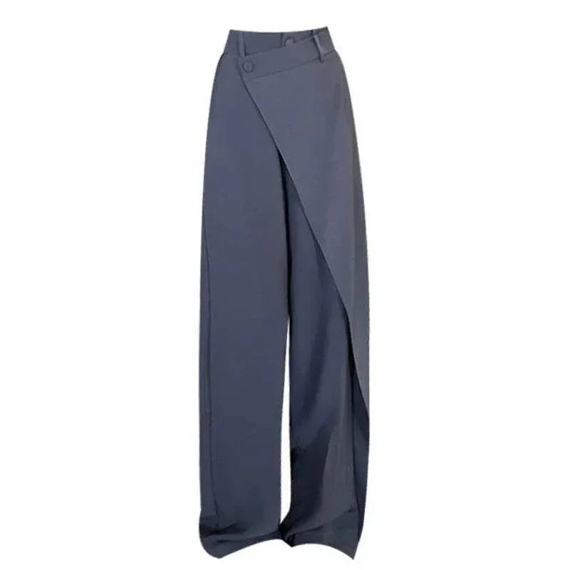 Irregular Wide-Leg Pants – Trendy Loose Fit - ZA-Zola