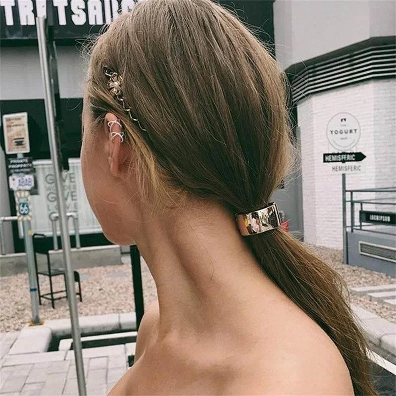 S925 Geometric Cross Ear Clip – Korean Style Jewelry - ZA-Zola