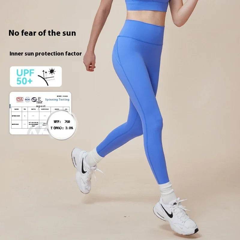 Cross Hip Lifting High Waist Yoga Pants – Waist-Slimming Design - ZA-Zola