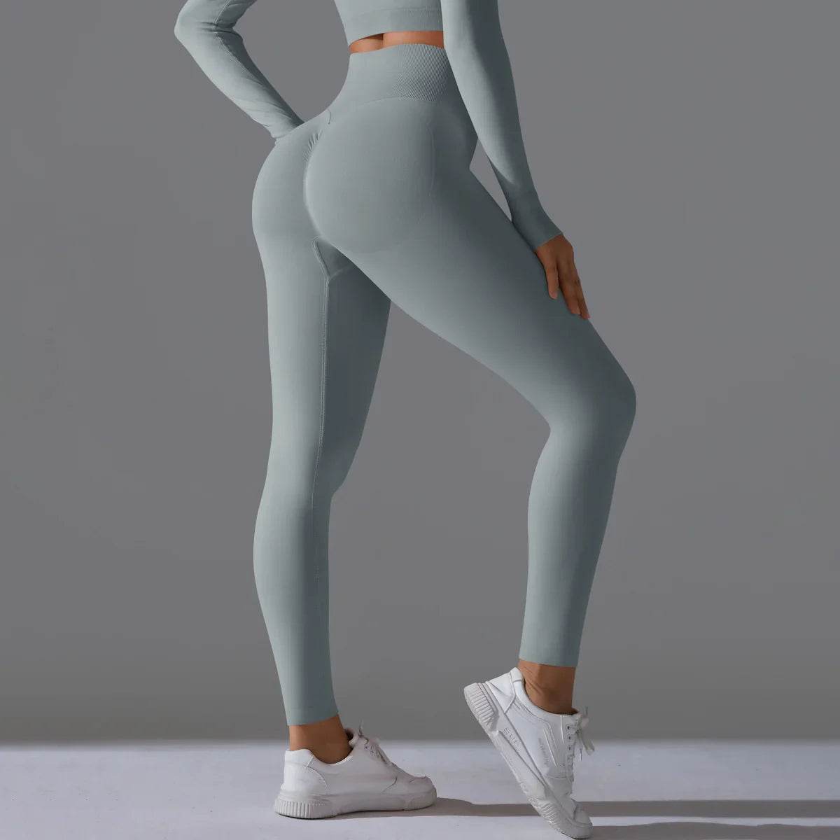 Seamless High Waist Nude Feel Yoga Pants – Slim Fit & Comfortable - ZA-Zola