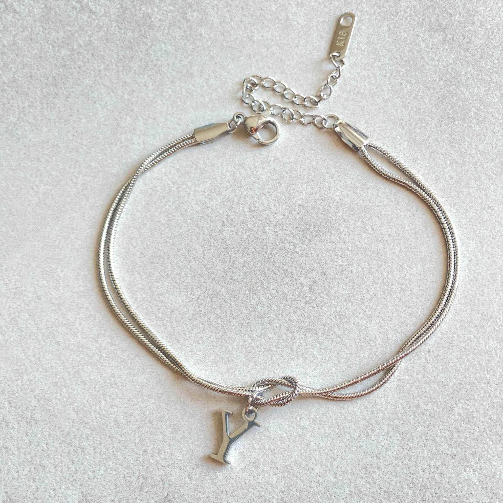 A-Z Love Knot Bracelets | Personalized Jewelry Gift - ZA-Zola