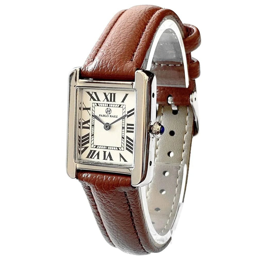 Women's Rectangular Dial Quartz Watch – Elegant & Durable - ZA-Zola