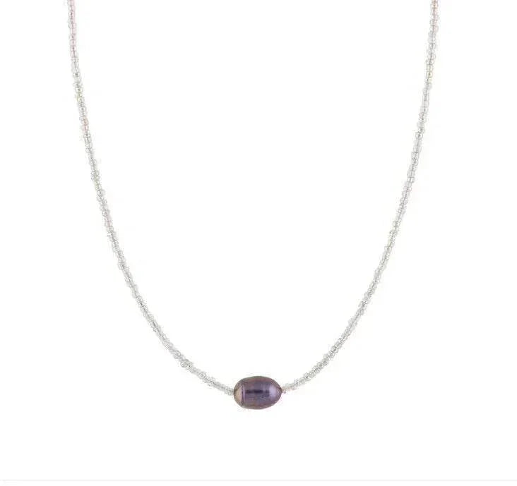 Freshwater Pearl Vintage Beaded Necklace Women - ZA-Zola