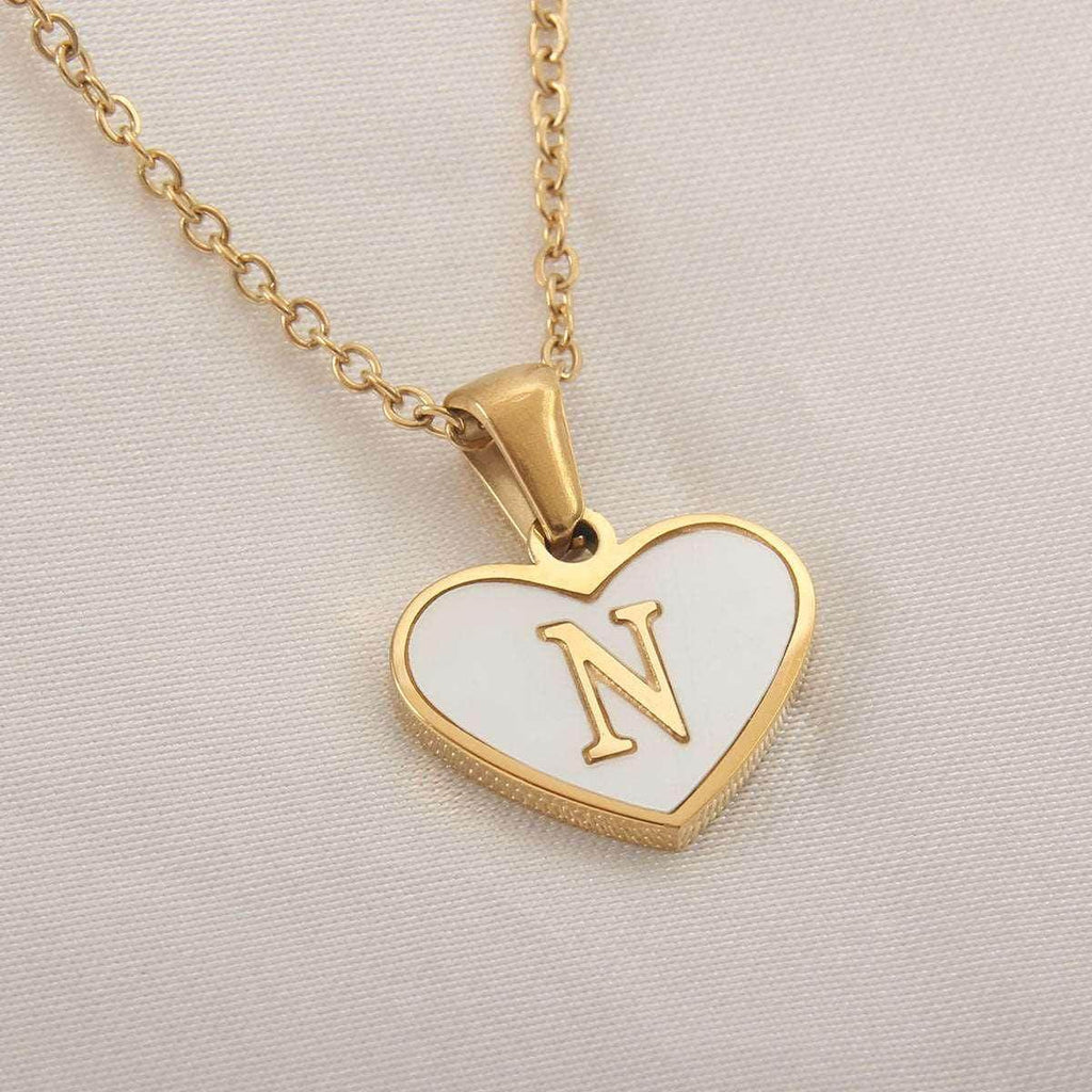 26 Letter Heart Necklace – Personalized Valentine's Gift - ZA-Zola