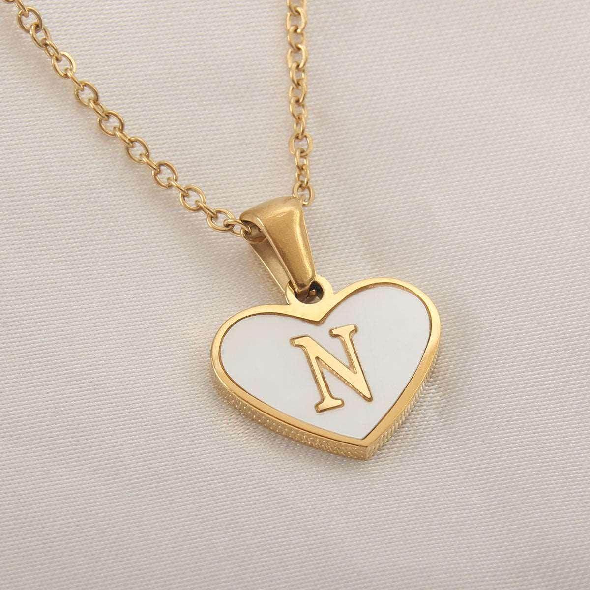 26 Letter Heart Necklace – Personalized Valentine's Gift - ZA-Zola