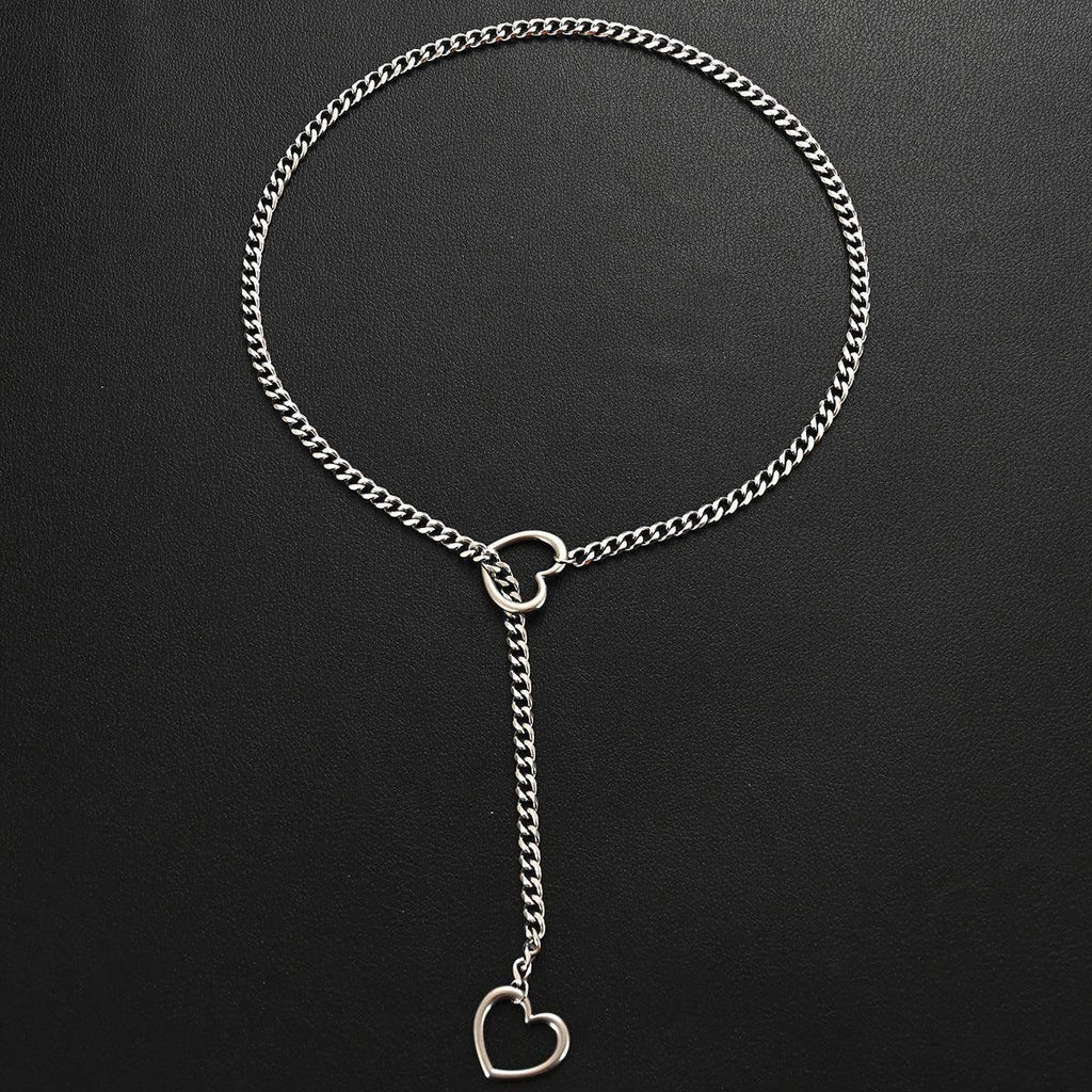 Shop Cuban Adjustable Heart Necklace – Unisex Style - ZA-Zola