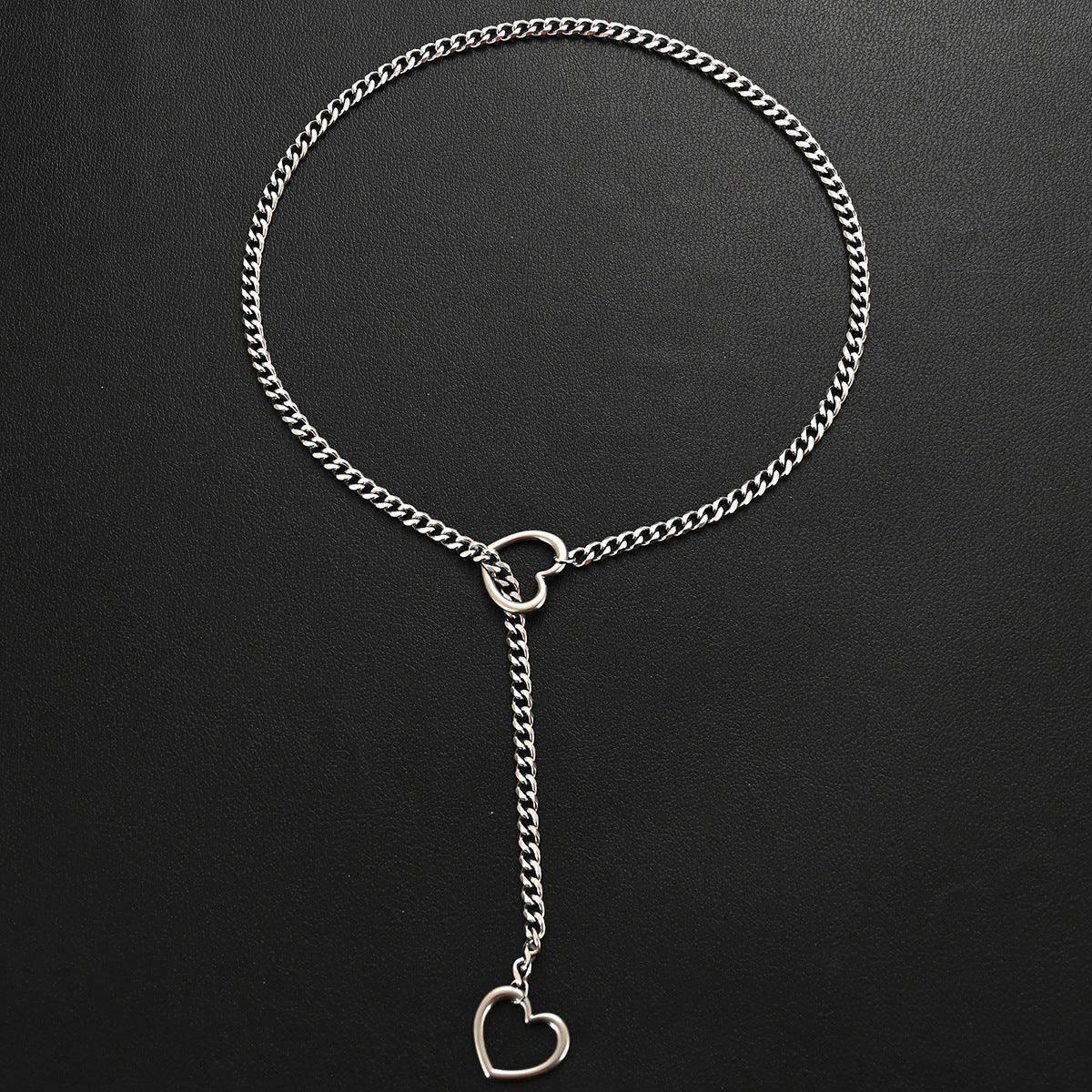 Shop Cuban Adjustable Heart Necklace – Unisex Style - ZA-Zola
