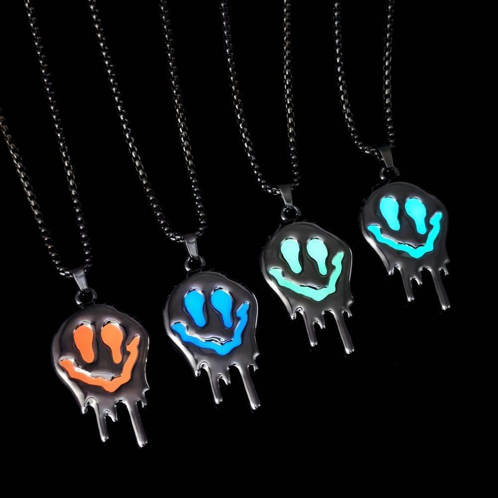 ZA-Zola Ghost Grimace Glowing Halloween Necklace - ZA-Zola