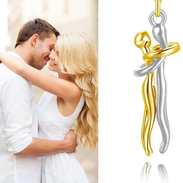 Affectionate Hug Necklace – Perfect Couple's Gift - ZA-Zola