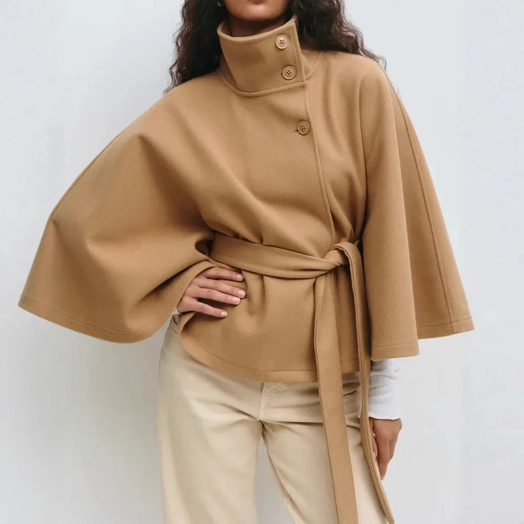 Batwing Sleeve Trench Coat Women Winter Style - ZA-Zola