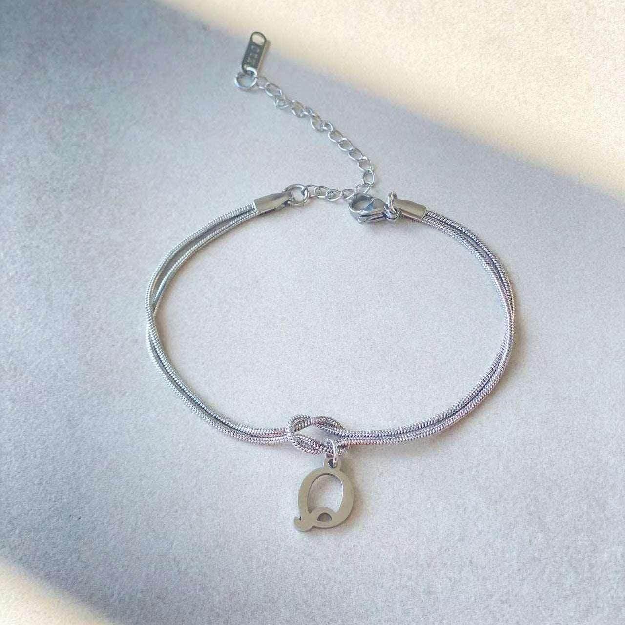 A-Z Love Knot Bracelets | Personalized Jewelry Gift - ZA-Zola