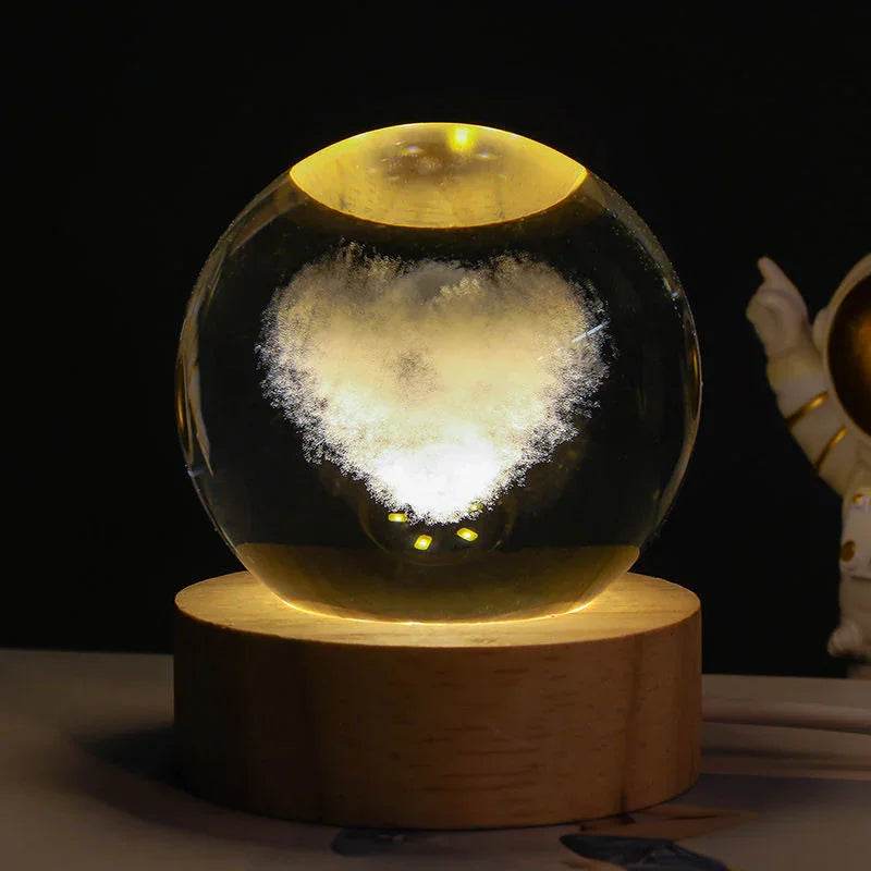 Buy Crystal Ball Night Lamp - Starry Sky Ambience - ZA-Zola
