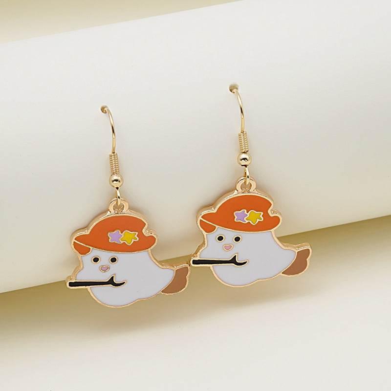 ZA-Zola Halloween Pumpkin Earrings – Cute & Spooky - ZA-Zola