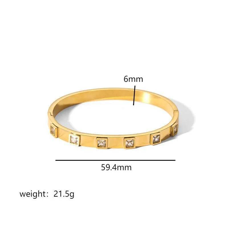 Titanium Steel Star Buckle Bracelet – INS Style - ZA-Zola