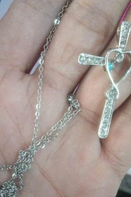 Infinity Love Birthstone Cross Necklace – Women’s Faith - ZA-Zola