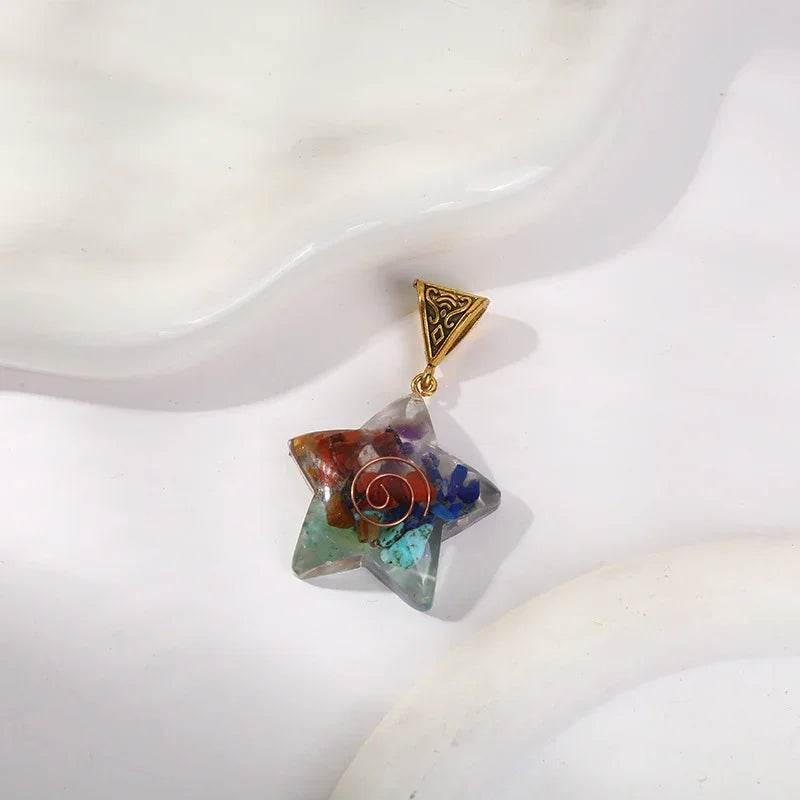 7 Chakra Reiki Healing Stone Pendant Necklace - ZA-Zola