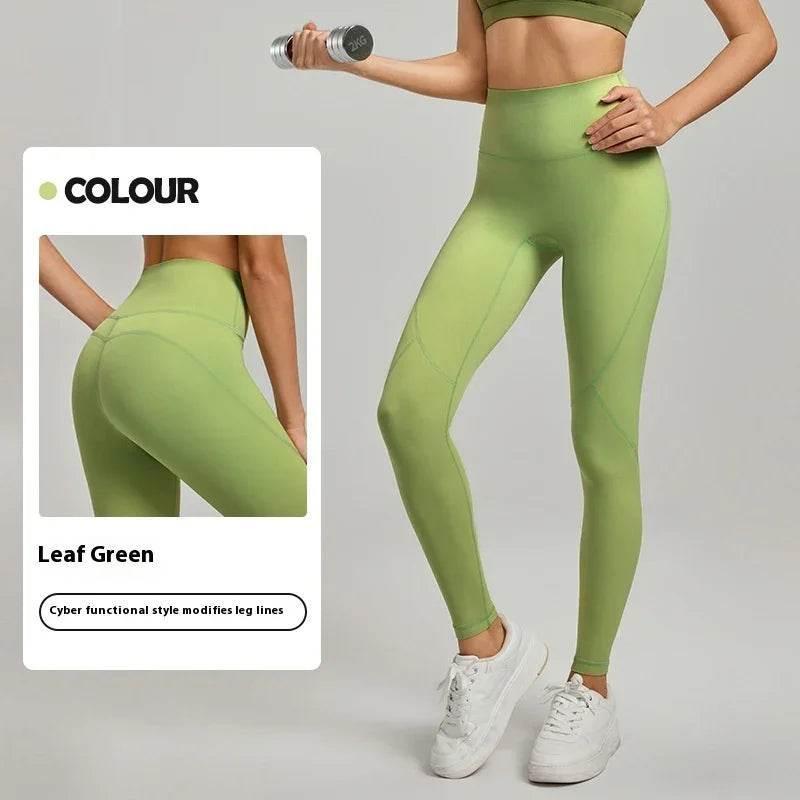 Contrast Color Yoga Pants – 7A Antibacterial & Hip-Lifting - ZA-Zola