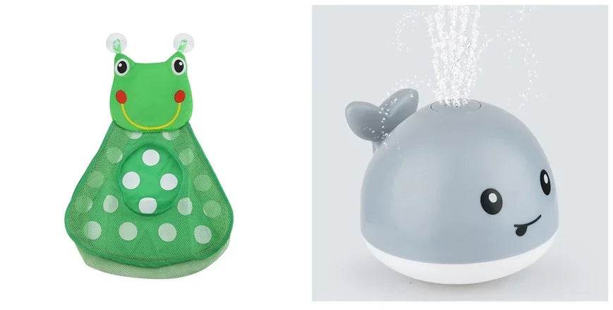 Electric Whale Bath Toy with Light & Water Spray - ZA-Zola