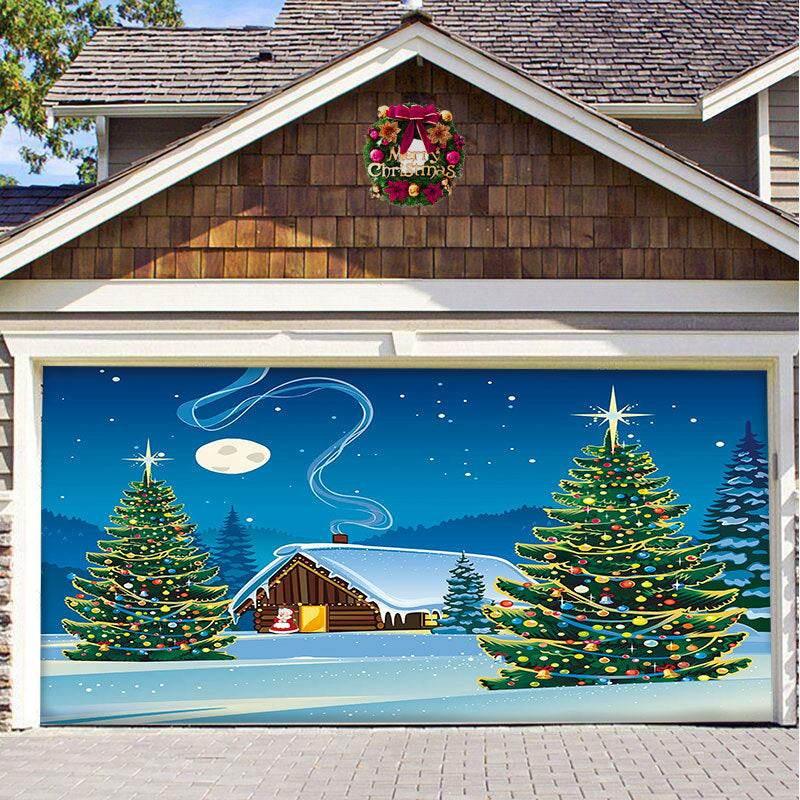 Christmas Background Hanging Cloth for Door & Wall Décor - ZA-Zola