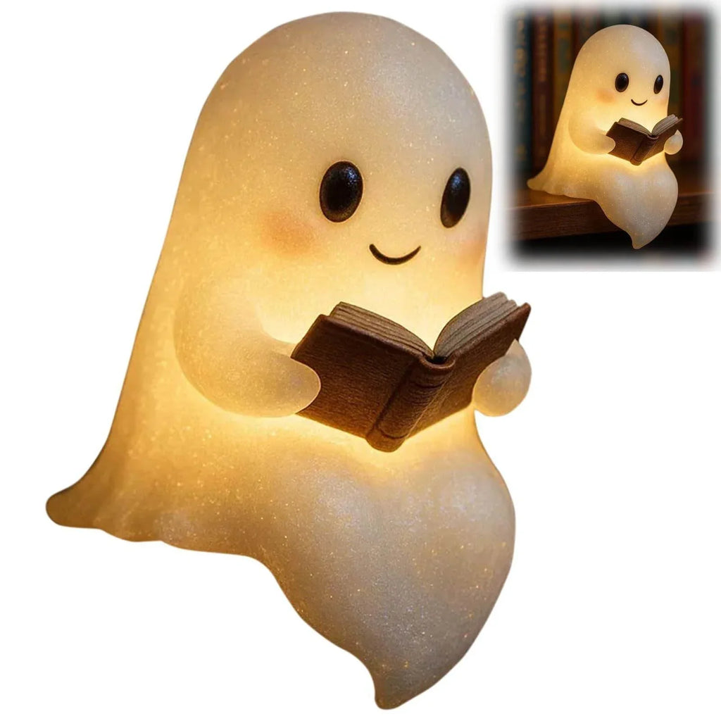 Cute LED Ghost Night Light – Halloween Bedside Sleep Lamp - ZA-Zola