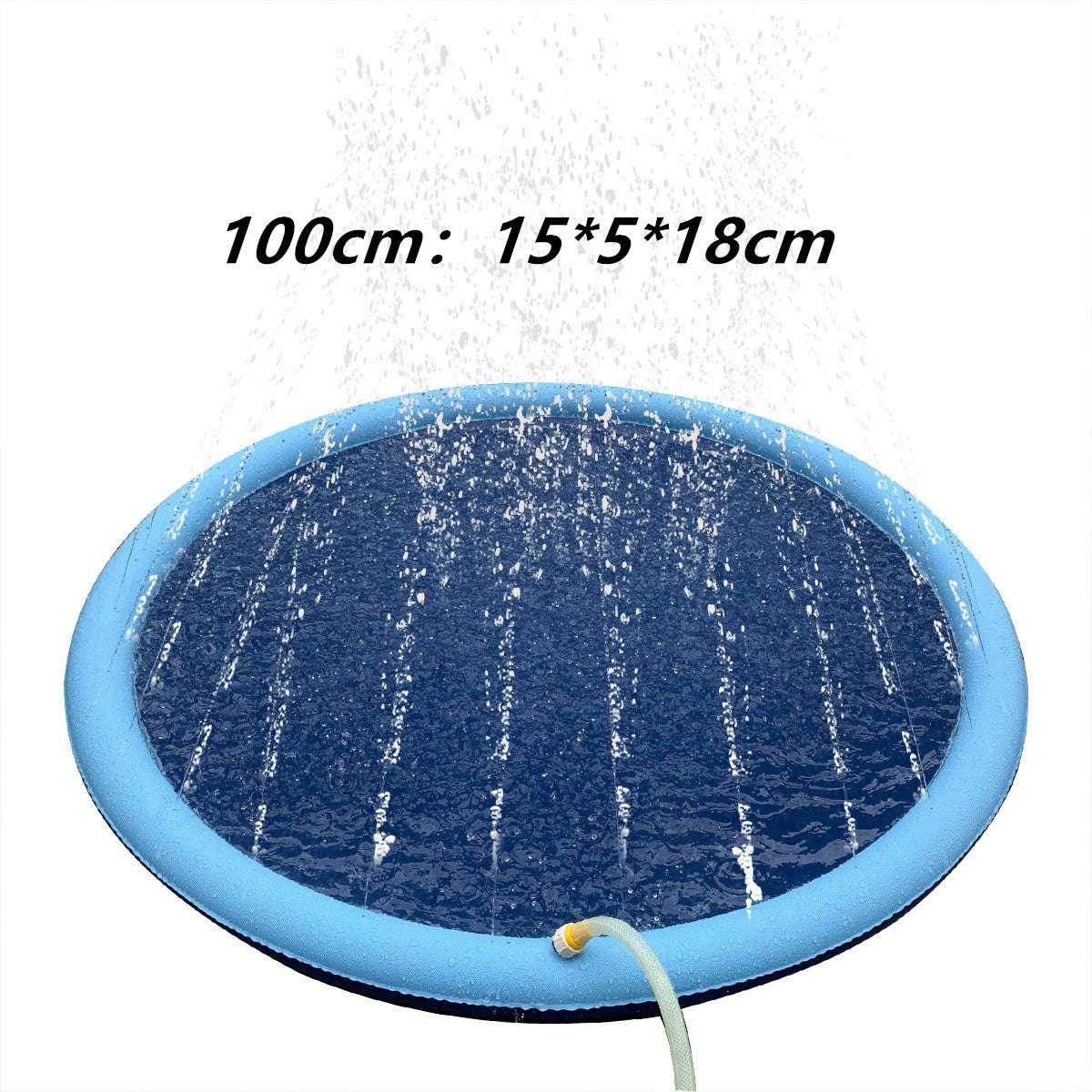 Non-Slip Splash Pad for Kids & Pets – 150cm Fun - ZA-Zola