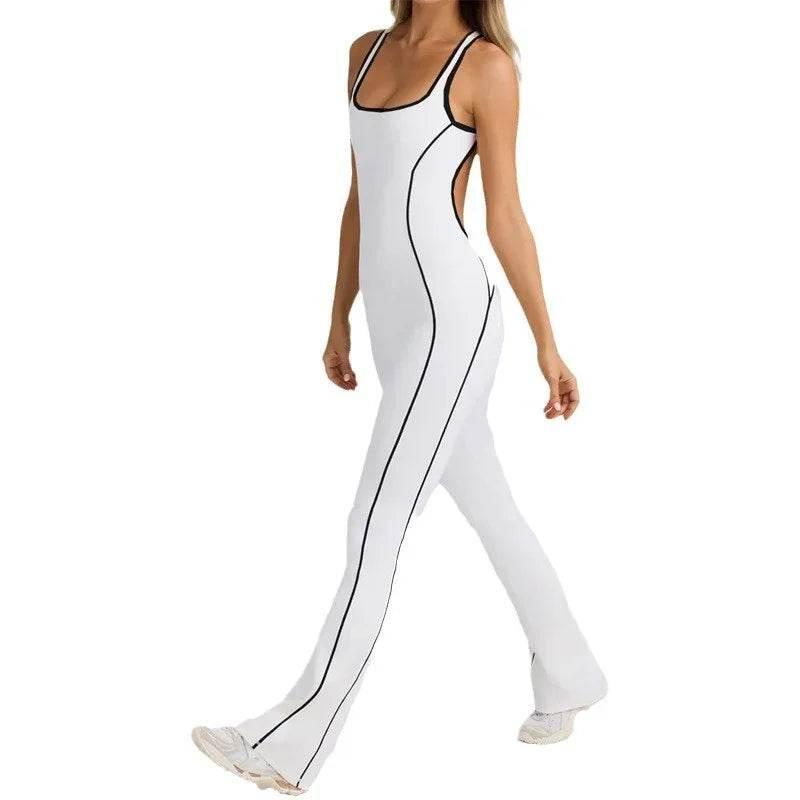 Women’s Beauty Back Yoga Jumpsuit – 2 Colors - ZA-Zola