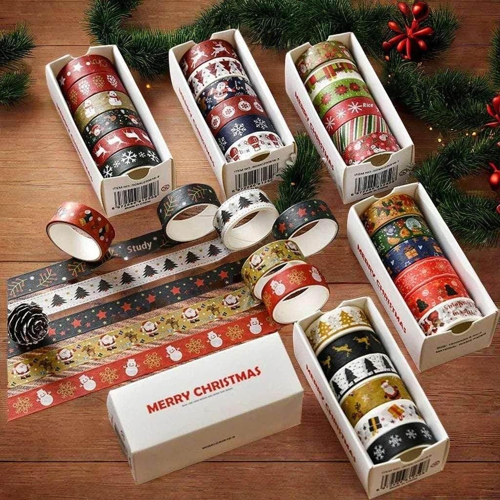 Christmas Decorative Tape – 6 Roll Set - ZA-Zola