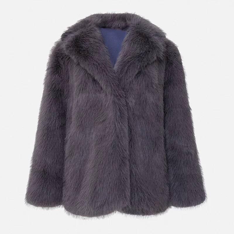 ZA-Zola Women’s Solid Color Short Coat – Chic - ZA-Zola