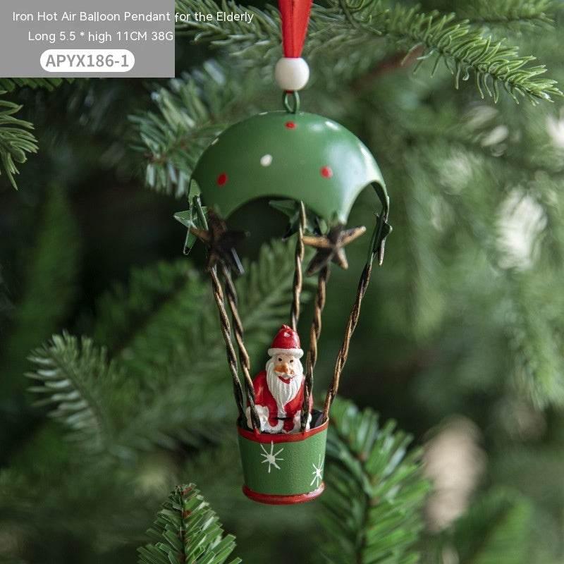 Nordic Christmas Pendant Hot Air Balloon Parachute Décor - ZA-Zola