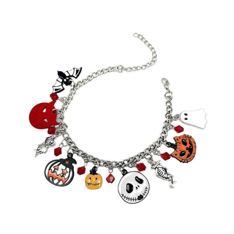 ZA-Zola Pumpkin Skull Ghost Halloween Bracelet - ZA-Zola