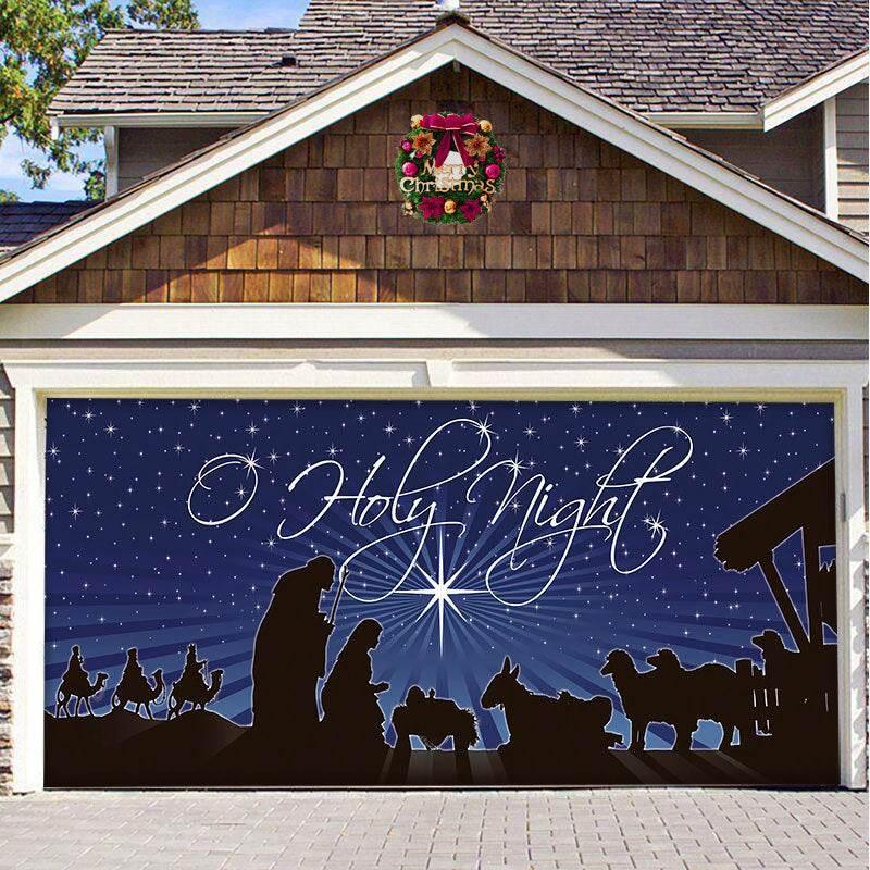Christmas Background Hanging Cloth for Door & Wall Décor - ZA-Zola