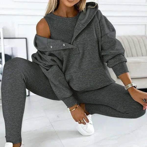 3PCS Women's Sports Suit – Stylish & Comfortable Set! - ZA-Zola
