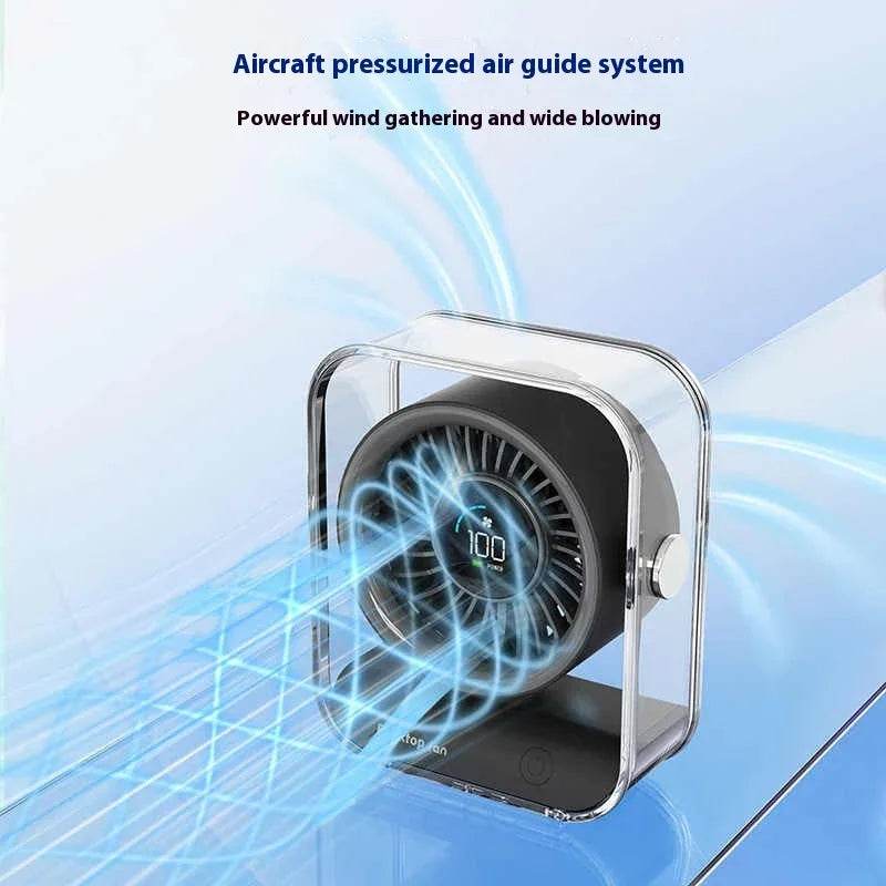 5000mAh Portable Cooling Desktop Fan – USB Power - ZA-Zola