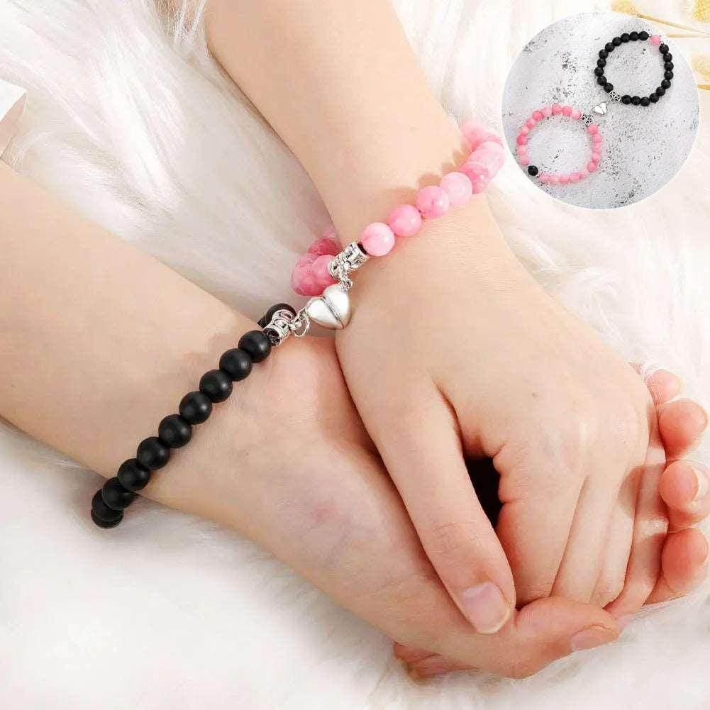 Magnetic Couple Bracelets | Heart Distance Jewelry Gift - ZA-Zola