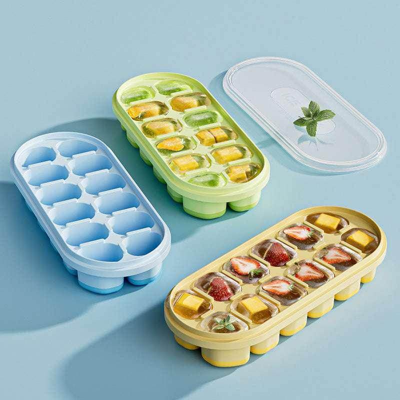 Large Capacity Ice Tray with Lid – Easy Ice Release - ZA-Zola