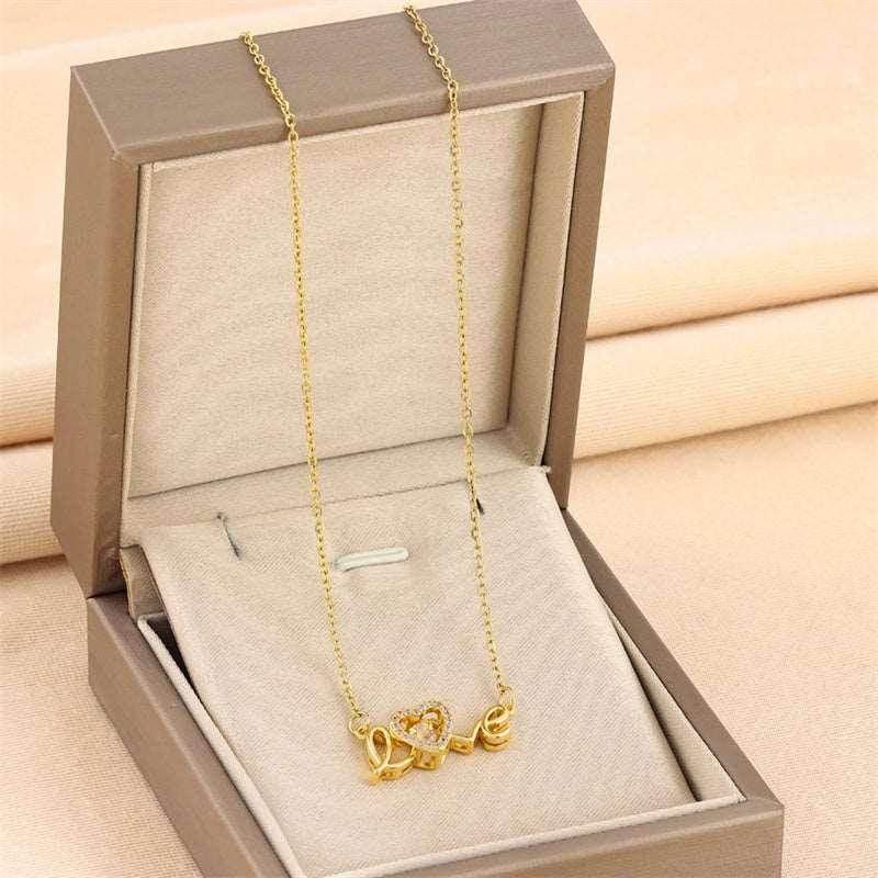 Fashion Titanium Steel Necklace – Perfect Valentine's Gift - ZA-Zola