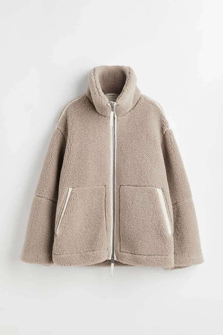 Women Casual Zip Coat | Loose Korean Style Jacket - ZA-Zola