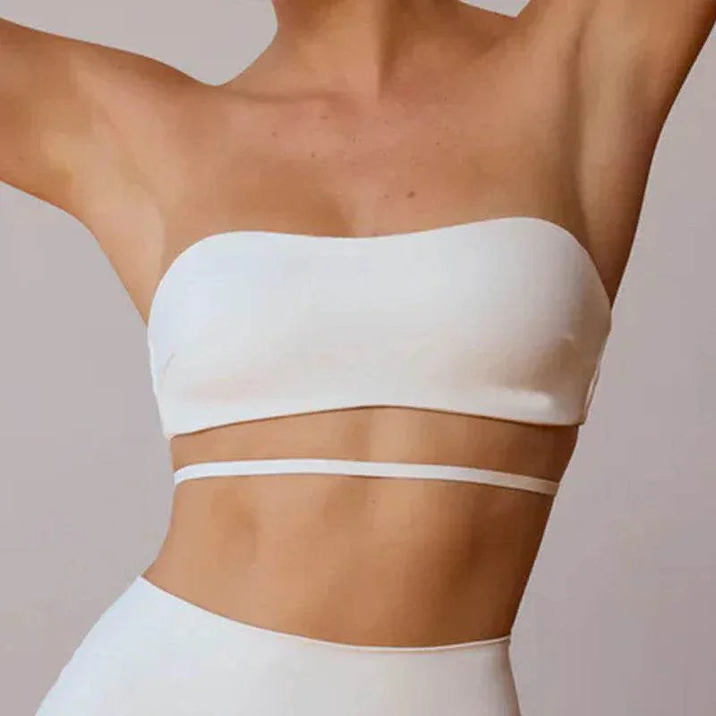 Beauty Back Yoga Tube Top Vest – Sports Workout Tank - ZA-Zola
