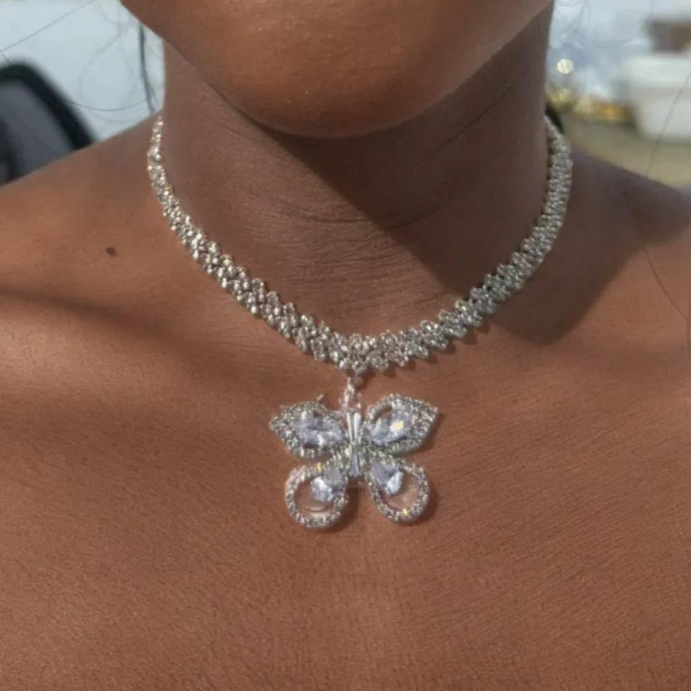 Rhinestone 2025 Cuban Necklace – Shop Now - ZA-Zola