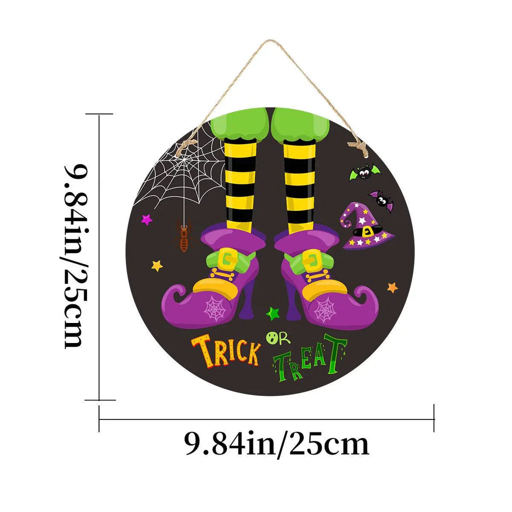 ZA-Zola Halloween Imitation Wooden Doorplate - ZA-Zola