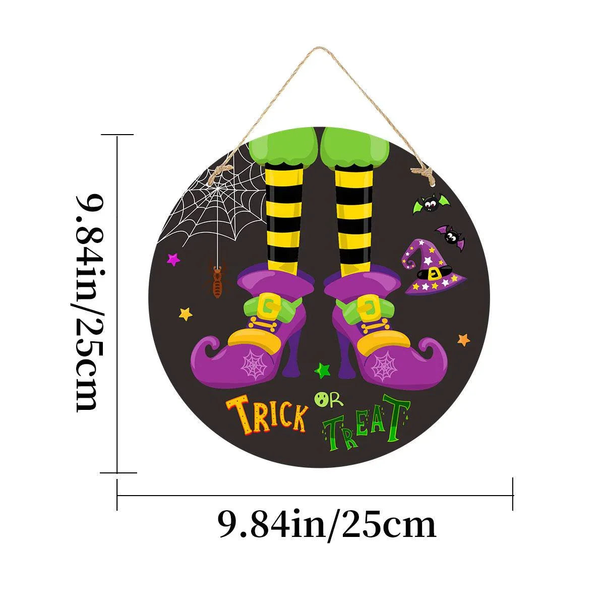 ZA-Zola Halloween Imitation Wooden Doorplate - ZA-Zola