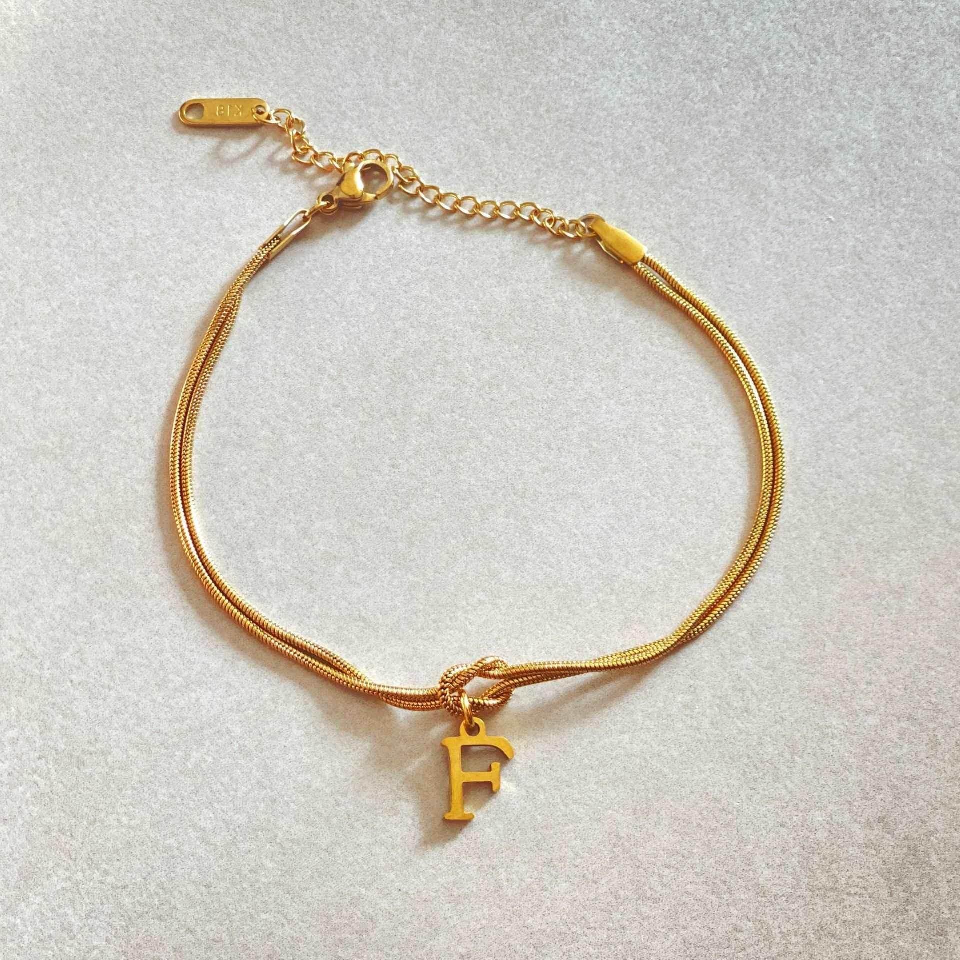A-Z Love Knot Bracelets | Personalized Jewelry Gift - ZA-Zola